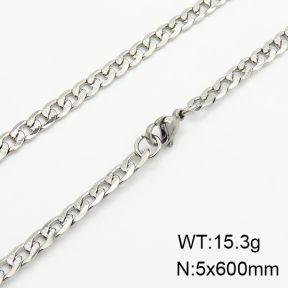 Stainless Steel Necklace  2N2003046aakl-214