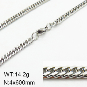 Stainless Steel Necklace  2N2003055avja-214