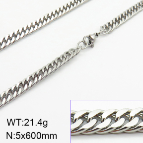 Stainless Steel Necklace  2N2003059aajl-214