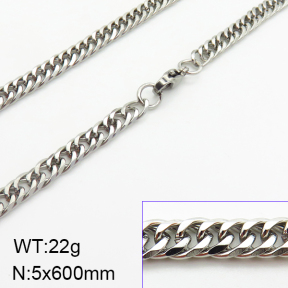Stainless Steel Necklace  2N2003061aajl-214