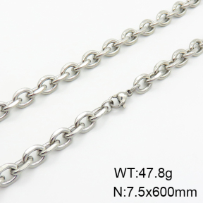 Stainless Steel Necklace  2N2003071vbmb-214