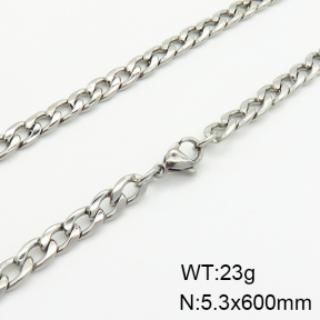 Stainless Steel Necklace  2N2003077vbll-214