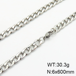 Stainless Steel Necklace  2N2003078vbmb-214