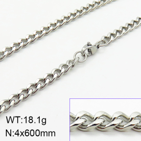 Stainless Steel Necklace  2N2003084aakl-214