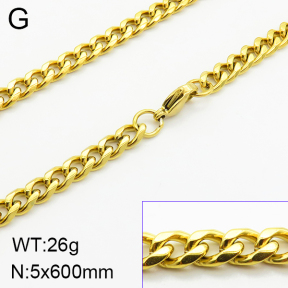 Stainless Steel Necklace  2N2003090vbpb-214