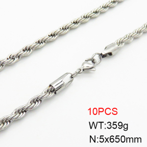 Stainless Steel Necklace  2N2003107vkla-214