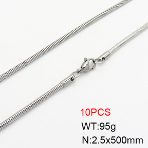 Stainless Steel Necklace  2N2003132ajlv-214