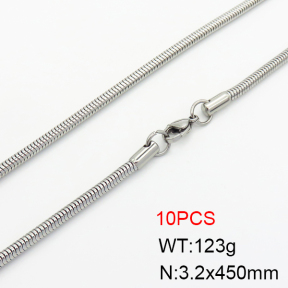Stainless Steel Necklace  2N2003133ajvb-214