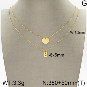 Stainless Steel Necklace  5N2001775bbov-493