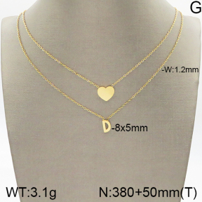 Stainless Steel Necklace  5N2001777bbov-493