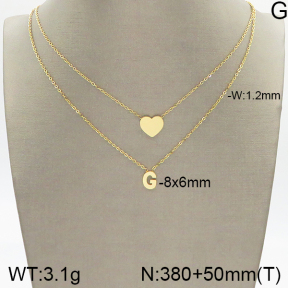 Stainless Steel Necklace  5N2001779bbov-493