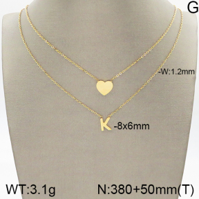 Stainless Steel Necklace  5N2001781bbov-493