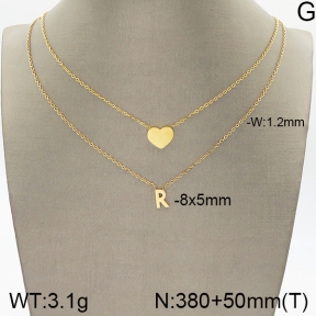 Stainless Steel Necklace  5N2001785bbov-493