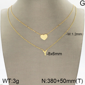 Stainless Steel Necklace  5N2001792bbov-493