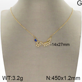 Stainless Steel Necklace  5N4001599vbpb-493