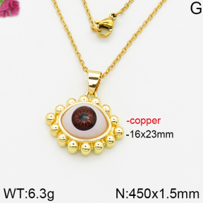 Fashion Copper Necklace  F5N300099ablb-J121