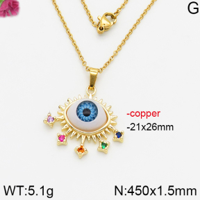 Fashion Copper Necklace  F5N300101vbll-J121