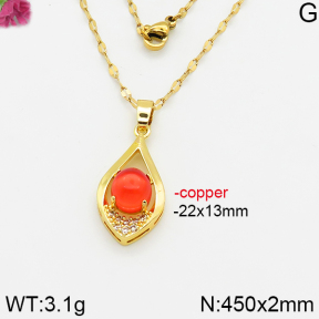 Fashion Copper Necklace  F5N400770ablb-J121