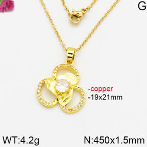 Fashion Copper Necklace  F5N400783bblo-J121