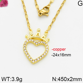 Fashion Copper Necklace  F5N400791vbmb-J121