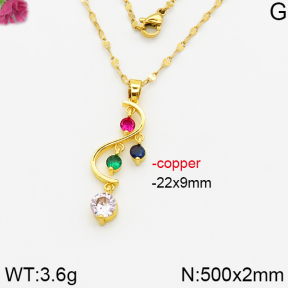 Fashion Copper Necklace  F5N400793bbml-J121