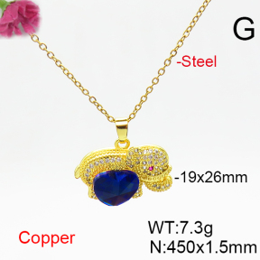 Fashion Copper Necklace  F6N406363aakl-G030