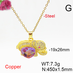 Fashion Copper Necklace  F6N406364aakl-G030