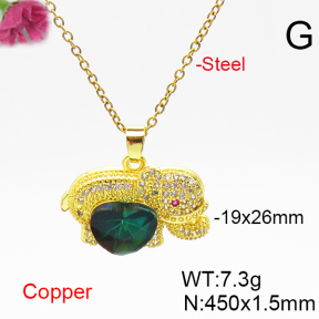 Fashion Copper Necklace  F6N406368aakl-G030