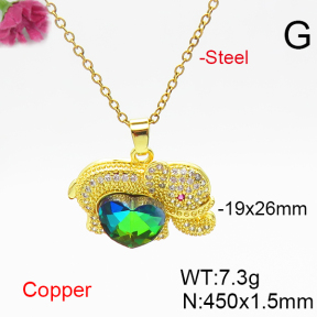 Fashion Copper Necklace  F6N406370aakl-G030