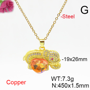 Fashion Copper Necklace  F6N406372aakl-G030