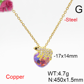 Fashion Copper Necklace  F6N406382aakl-G030