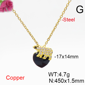 Fashion Copper Necklace  F6N406384aakl-G030