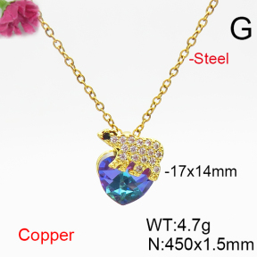 Fashion Copper Necklace  F6N406385aakl-G030