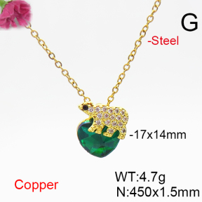 Fashion Copper Necklace  F6N406386aakl-G030