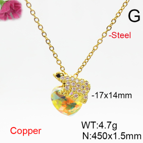 Fashion Copper Necklace  F6N406388aakl-G030