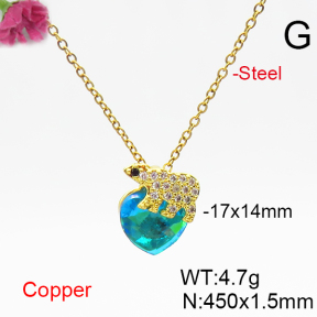 Fashion Copper Necklace  F6N406389aakl-G030