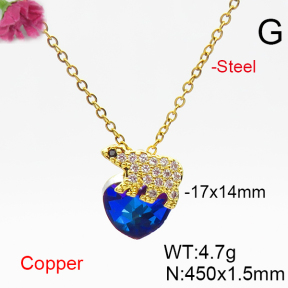 Fashion Copper Necklace  F6N406390aakl-G030