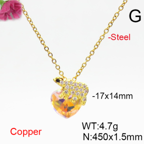 Fashion Copper Necklace  F6N406391aakl-G030