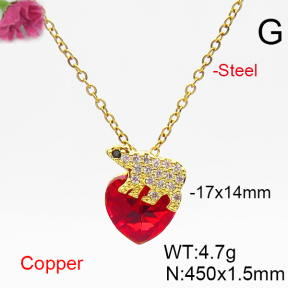 Fashion Copper Necklace  F6N406395aakl-G030