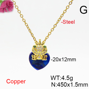Fashion Copper Necklace  F6N406399aakl-G030