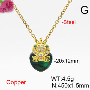 Fashion Copper Necklace  F6N406400aakl-G030