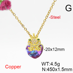 Fashion Copper Necklace  F6N406401aakl-G030