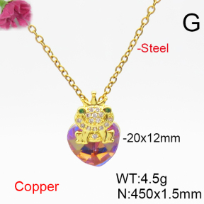 Fashion Copper Necklace  F6N406403aakl-G030