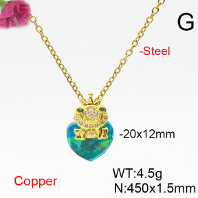 Fashion Copper Necklace  F6N406404aakl-G030