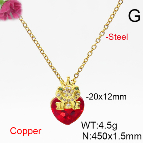 Fashion Copper Necklace  F6N406407aakl-G030