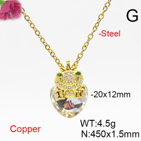 Fashion Copper Necklace  F6N406408aakl-G030