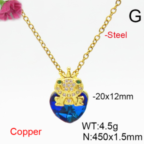 Fashion Copper Necklace  F6N406409aakl-G030