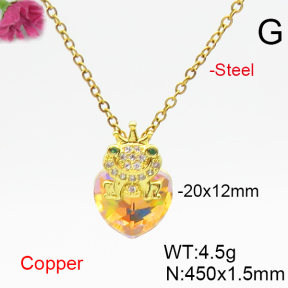 Fashion Copper Necklace  F6N406410aakl-G030