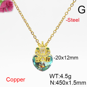Fashion Copper Necklace  F6N406413aakl-G030