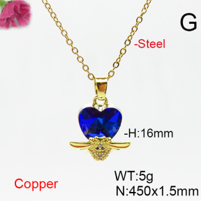 Fashion Copper Necklace  F6N406414aakl-G030